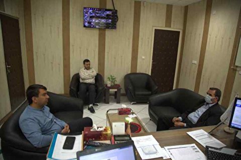 رئیس ستاد بازسازی عتبات عالیات استان خراسان جنوبی با سرپرستی بانک قرض الحسنه رسالت دیدار و گفتگو کرد